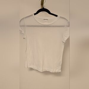 Reformation White Short Sleeve Tee